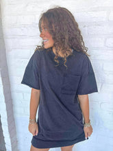 Load image into Gallery viewer, On The Roll Black Dress