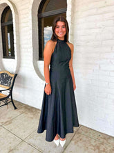 Load image into Gallery viewer, Chasing You Denim Halter Dress