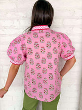 Load image into Gallery viewer, Season In Bloom Pink Top