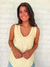 Load image into Gallery viewer, Coffee Run Butter Yellow Tank