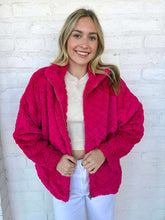 Load image into Gallery viewer, Glam And Good Fuchsia Fur Jacket
