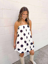 Load image into Gallery viewer, Spotted You White Bubble Dress
