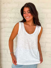 Load image into Gallery viewer, Coffee Run White Tank