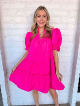 Load image into Gallery viewer, Carry Yourself Hot Pink Dress