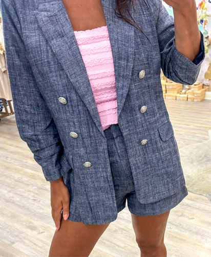 Walk And Talk Denim Shorts