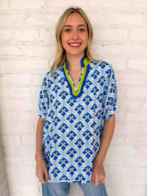 Load image into Gallery viewer, Garden On Cobalt Top