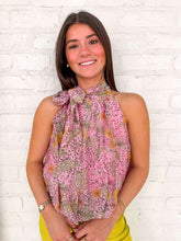 Load image into Gallery viewer, Printed Paisley Pink Top