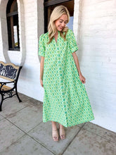 Load image into Gallery viewer, Bright Hope Midi Green Dress