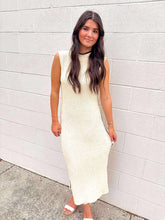 Load image into Gallery viewer, Settle For More Cream Knit Dress