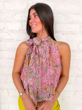 Load image into Gallery viewer, Printed Paisley Pink Top