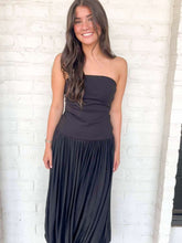 Load image into Gallery viewer, Get It Right Black Midi Dress