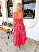 Load image into Gallery viewer, Like Old Times Coral Polka Dot Dress
