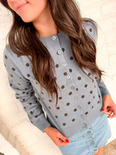 Load image into Gallery viewer, Poker Face Blue Sweater
