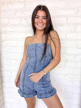 Load image into Gallery viewer, Let It Go Denim Romper