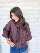 Load image into Gallery viewer, The Weekend Mood Brown Top