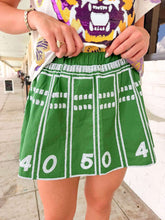 Load image into Gallery viewer, Queen Of Sparkles Football Field Skort