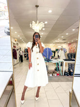 Load image into Gallery viewer, Cruise On The Coast Cream Dress