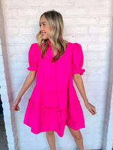 Load image into Gallery viewer, Carry Yourself Hot Pink Dress