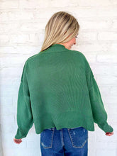 Load image into Gallery viewer, That’s So True Dark Green Sweater