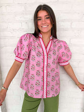 Load image into Gallery viewer, Season In Bloom Pink Top