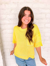 Load image into Gallery viewer, Stitch Your Way Yellow Top