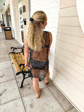 Load image into Gallery viewer, Queen Of Sparkles Black Multi Rhinestone Mesh Coverup