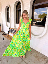 Load image into Gallery viewer, Tropics And All Green Dress