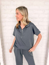 Load image into Gallery viewer, Eyes On You Charcoal Pant Set