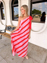 Load image into Gallery viewer, Stripes Of Hope Pink  Dress