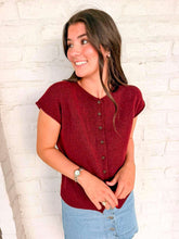 Load image into Gallery viewer, Rise Up Burgundy Top