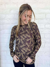 Load image into Gallery viewer, Hear Me Out Brown Top