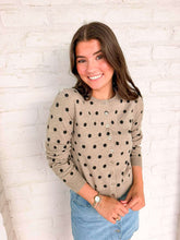Load image into Gallery viewer, Poker Face Taupe Sweater