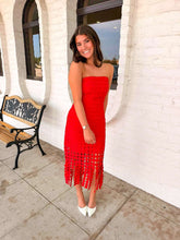 Load image into Gallery viewer, Reverse The Way Red Dress