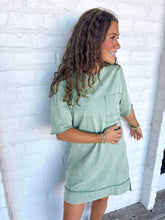 Load image into Gallery viewer, On The Roll Sage Dress