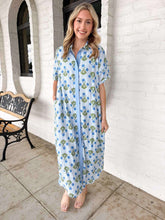 Load image into Gallery viewer, Rather Be Blue Floral Dress