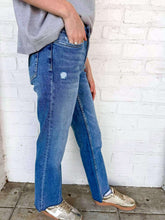 Load image into Gallery viewer, Forever &amp; Always High Rise Ankle Straight Denim Jean
