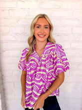 Load image into Gallery viewer, Time To Vacay Lavender Top
