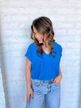 Load image into Gallery viewer, Simple Joy Royal Blue Top