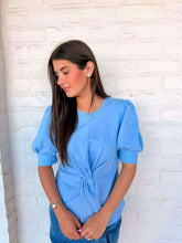 Load image into Gallery viewer, Stay Tuned Blue Top