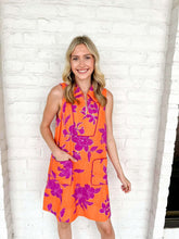 Load image into Gallery viewer, Vacation Time Orange Dress