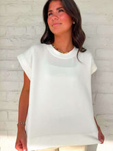 Load image into Gallery viewer, In A Daydream Ivory Scuba Top