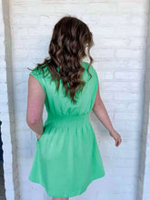 Load image into Gallery viewer, Totally Relaxed Green Dress