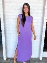 Load image into Gallery viewer, Heart On Fire Purple Dress