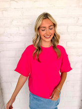 Load image into Gallery viewer, Basic Work Hot Pink Top