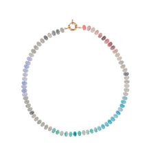 Load image into Gallery viewer, Stacy-B Natural Stone Blue Mix Necklace