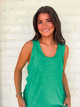 Load image into Gallery viewer, Coffee Run Kelly Green Tank