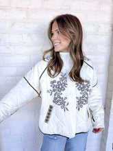 Load image into Gallery viewer, Everlasting Love Ivory Black Jacket