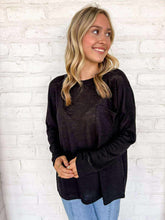 Load image into Gallery viewer, One Way Black Top