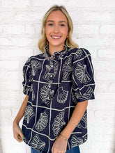 Load image into Gallery viewer, Sweet Escape Navy Top