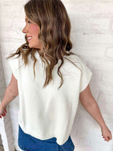 Load image into Gallery viewer, Stitch With Me Ivory Top